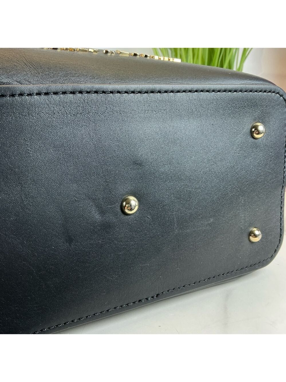 Dooney & Bourke Black Tan City Small Barlow Satchel Bag Hand Crossbody Mini Purs - Picture 16 of 16
